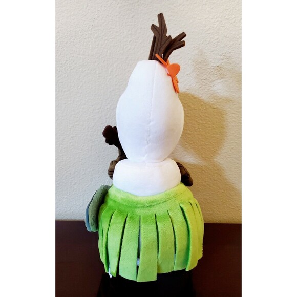 NWT New Olaf with Hula Skirt & Ukulele Plush Doll Frozen Movie Disney Store - Picture 5 of 9